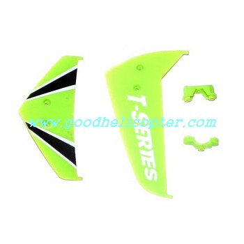 mjx-t-series-t11-t611 helicopter parts tail decoration set (geen color)